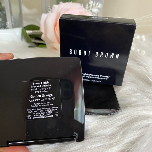 Bobbi Brown Sheer Finish Pressed Powder ~ GOLDEN ORANGE ~ Full SIZE - Picture 5 of 10